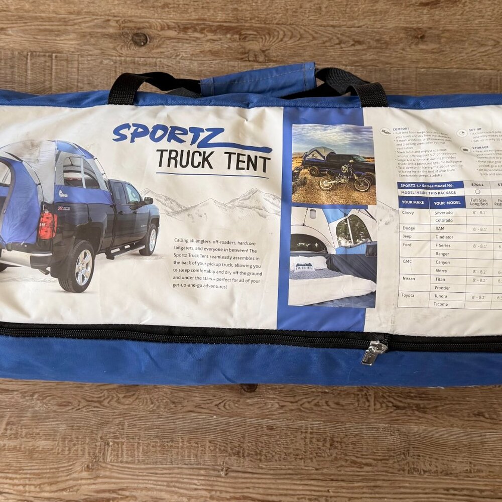 Napier Sportz 57890 Truck Tent 5.5’ Short Bed Full Size Camping Tent - Picture 3 of 10